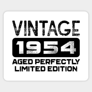 Birthday Gift Vintage 1954 Aged Perfectly Sticker